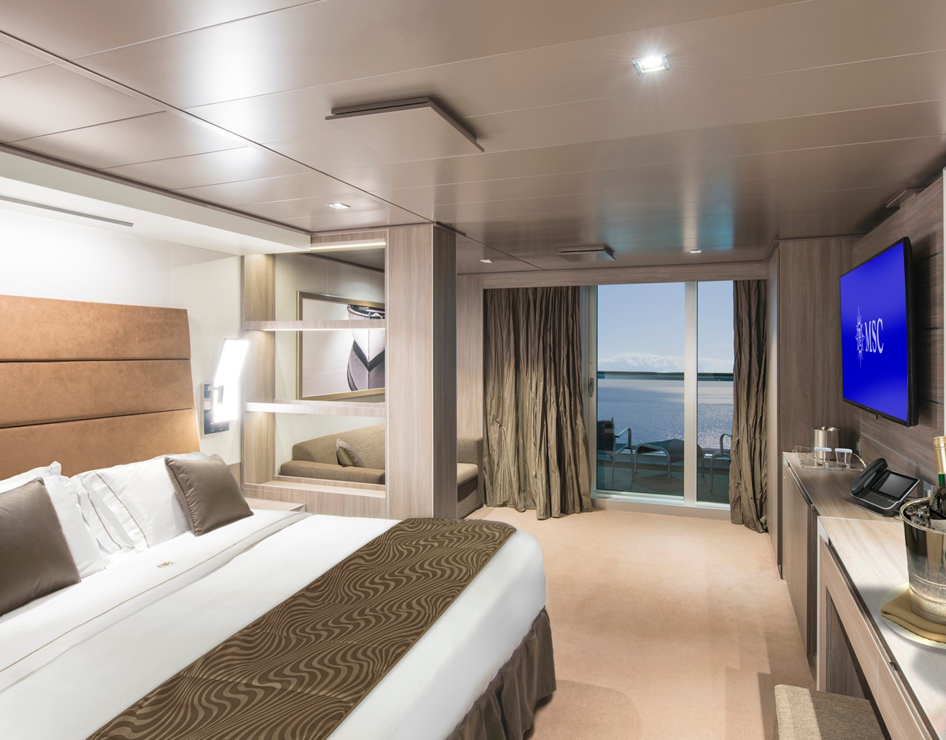 MSC Seaside Cabin: MSC Yacht Club Deluxe Suite 02